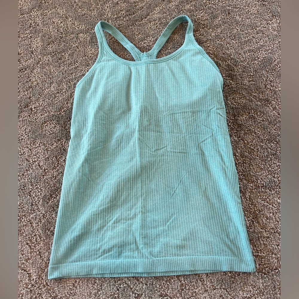 Lululemon Athletica Blue Tank Top